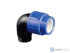 Products: PP Pipe Fitting – Elbow – Pipe x Male Thread – 32mm x 1″