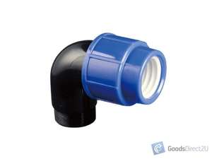 Products: PP Pipe Fitting – Elbow – Pipe x Male Thread – 32mm x 1″