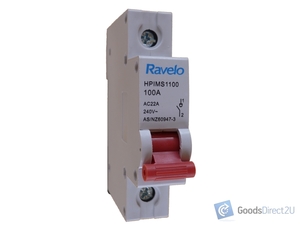 Products: Main Switch – Single Phase – 100A – 12 Box