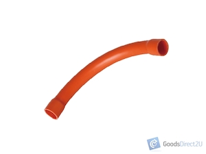 Conduit Elbow – Sweep Bend, 90 Degrees – 20mm (Orange)