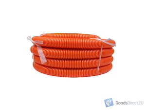 Products: Conduit, Corrugated Flexible – Heavy Duty – 20mm x 10M (Orange)