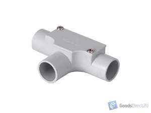 Products: Conduit Inspection Tee – 20mm (Grey)