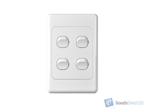 Products: Light Switch – 4 Gang – Vertical – 10A