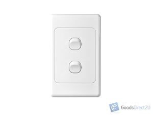 Light Switch – 2 Gang – Vertical – 10A