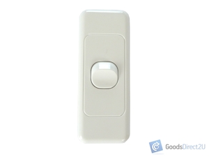 Light Switch, Narrow – 1 Gang – Vertical – 10A