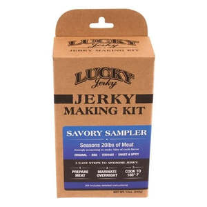Nesbraska Best Sellers: Nebraska Star Beef Jerky Kit Savoury Sampler | DIY Jerky Seasoning & Cure (340g)