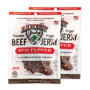 Nesbraska Best Sellers: Nebraska Star Beef Premium Beef Jerky Red Pepper | High-Protein Snack (85g)