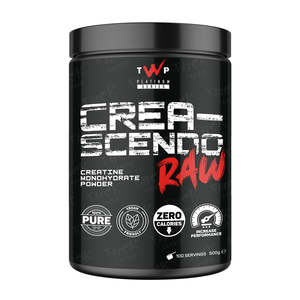 TWP CREA-SCENDO RAW | Pure Creatine Supplement for Strength & Performance | 500g