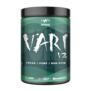 Twp Pre Workout: TWP VARI V2 – Fruit Pastilles | Focus, Pump & Non-Stim Pre-Workout | 580g – Platinum Series