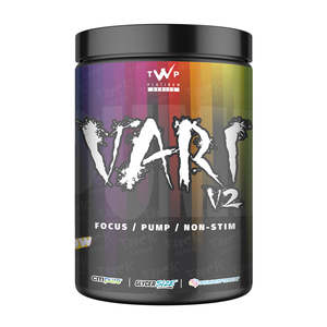 TWP VARI V2 – Rainbow Laces | Focus, Pump & Non-Stim Pre-Workout | 580g – Pl&hellip;