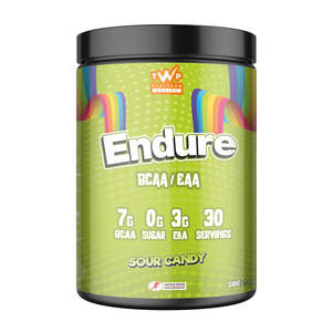Twp Intra Workout: TWP ENDURE – BCAA + EAA Sour Candies | Amino Acid Performance & Recovery | 510g – Platinum Series