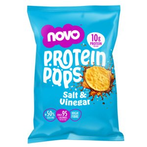 Novo Protein Pops: Salt & Vinegar Protein Pops | High-Protein Low Sugar Snack | Novo 45g