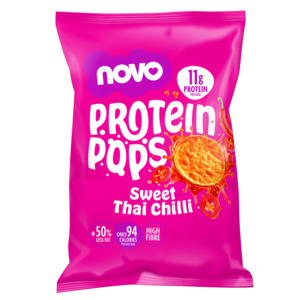 Novo Protein Pops: Sweet Chilli Protein Pops | High-Protein Low Sugar Snack | Novo 45g
