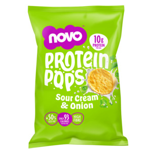 Novo Protein Pops: Sour Cream Protein Pops | High-Protein Low Sugar Snack | Novo 45g