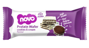 Cookies & Cream Protein Wafer | Novo High-Protein Snack | 40g