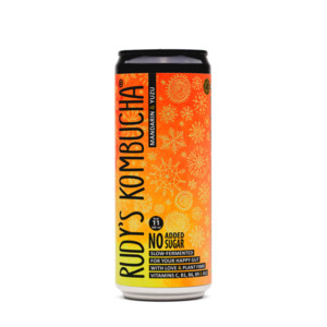 Rudys Kombucha: Rudy’s Kombucha Mandarin & Yuzu 330ml – No Added Sugar