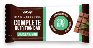 Vybey Complete Nutrition Bars: VYBEY Complete Nutrition Bar White Chocolate Raspberry 80g