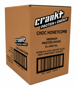 Crankt 35g Protein RTD Choc Honeycomb 400ml