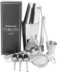 The Complete At Home Bar Kit – Stainless Steel Good Spirits Mobile Mixologists Auckland