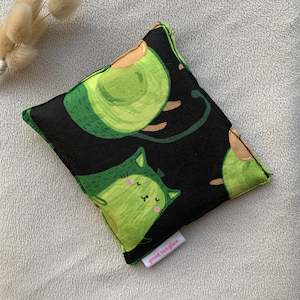 Mini Heatie Wheatie - Avo Cat (14x14cm square)