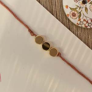 Products: Bloom Bracelet Gold/Terracotta