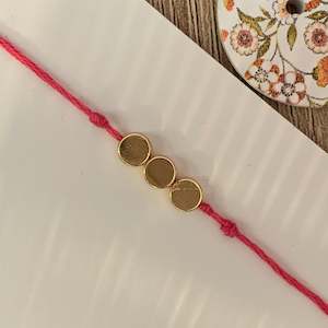 Bloom Bracelet Pink/Gold