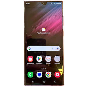 Ultra: Galaxy S22 Ultra 5G / 256GB / 2 - Very Good (Screen Spot) / Burgundy