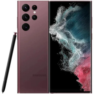 Galaxy S22 Ultra 5G / 128GB / 2 - Very Good / Burgundy