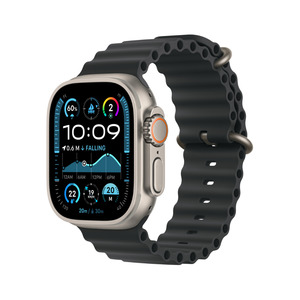 All Product: Apple Watch Ultra 2 / 49mm / 1 - Like New / Natural Titanium with Black Ocean Band