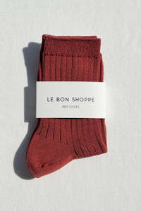 Le Bon Shoppe Her Socks - Terracotta