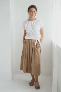 Dalston: Dalston Sapphire Skirt - Sand