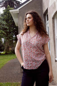 Dalston: Dalston Esme Top - Floral Glitter
