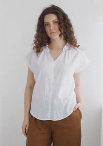 Dalston Esme Top - White Self Check