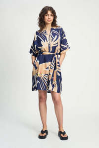 Pom Amsterdam: POM Amsterdam Dress - Artisan Sand