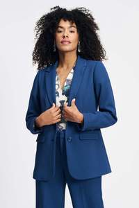 Pom Amsterdam: POM Amsterdam Blazer - Sapphire Blue