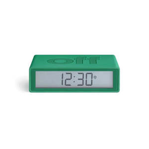 Lexon Flip Classic Alarm Clock - Emerald