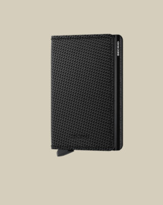 Secrid Wallets: Secrid Slimwallet - Carbon Black