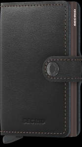 Secrid Wallets: Secrid Miniwallet - Original Black-Brown