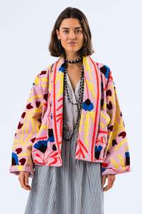 Lolly Laundry: Lollys Laundry Rumi Jacket - Pink
