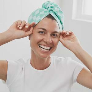 Dock Bay: Dock & Bay Hair Wrap -Check Mate