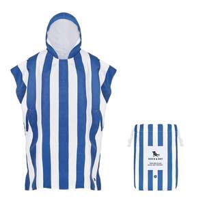 Dock Bay: Dock & Bay Poncho Adult - Whitsunday Blue