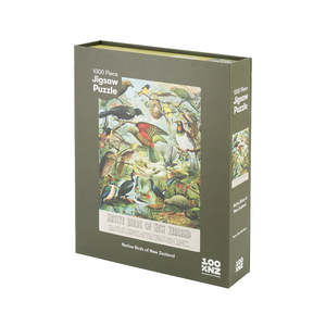 Gifts For Them: 100% NZ Native Birds of New Zealand Puzzle - 1000pc