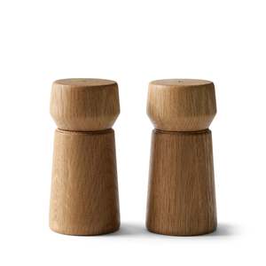 Crushgrind Amsterdam Grinder 2pc Set - Natural Oak