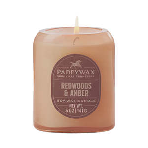 Gifts For Them: Paddywax Vista Candle 140g - Redwoods & Amber