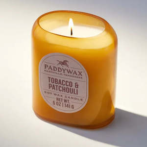 Gifts For Them: Paddywax Vista Candle 140g - Tobacco & Patchouli