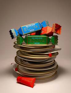 Ecoya Mini Hand Cream Bon Bon - Chilli Strawberry