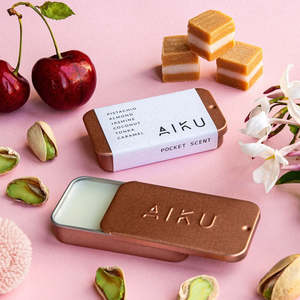 Aiku Solid Perfume Pocket Scent - Pistachio Affair (Rose)