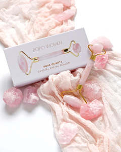 Pamper: Bopo Women Facial Roller - Rose Quartz