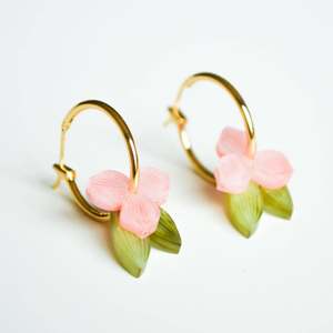 Hagen & Co Meadow Earrings - Coral