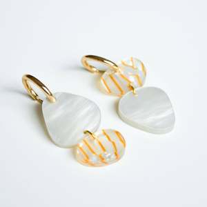 Hagen & Co Dune Earrings - Pearl
